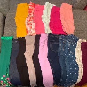 17 pairs of girls pants